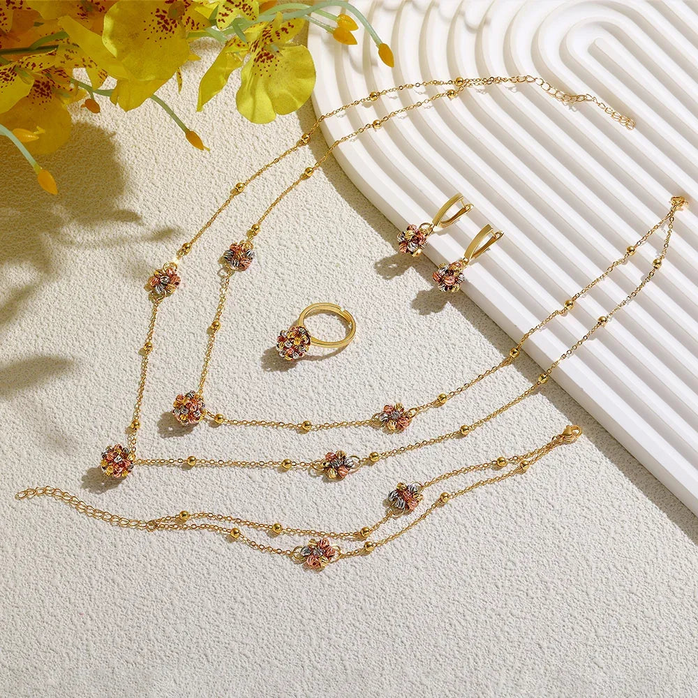 Conjunto de Joias Lux Fashion 4 Peças