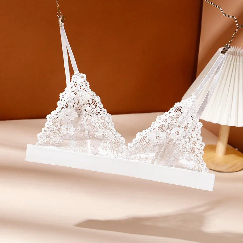 Sutiã Sexy Transparente Bralette Oco