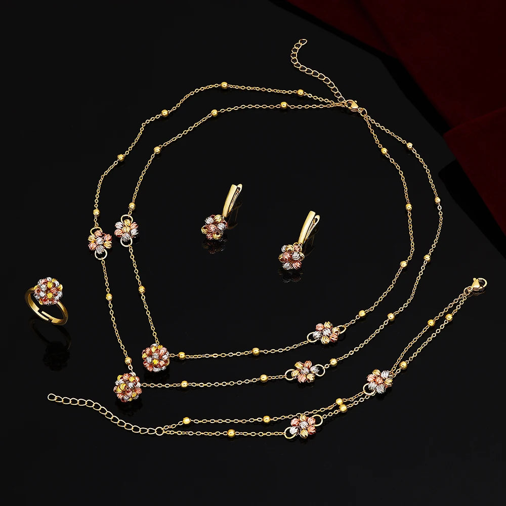 Conjunto de Joias Lux Fashion 4 Peças