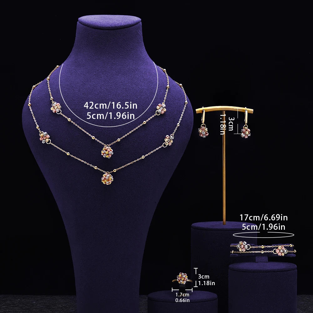 Conjunto de Joias Lux Fashion 4 Peças