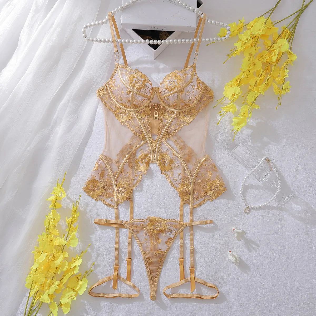 Lingerie Vintage Ultra Fina Tentação
