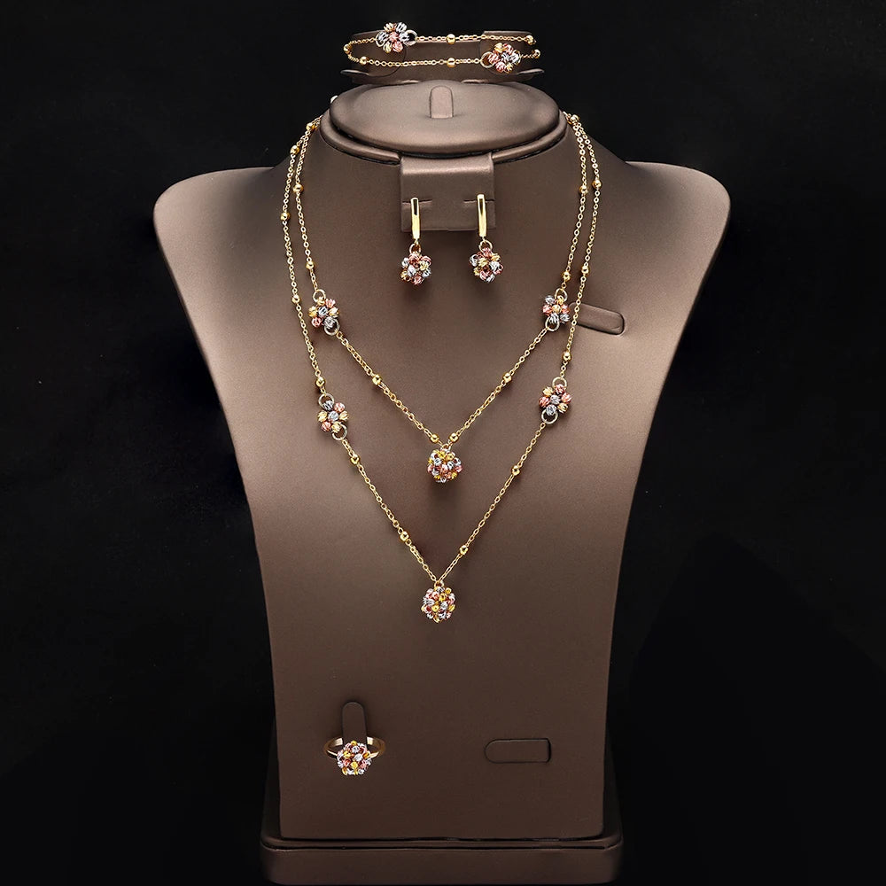 Conjunto de Joias Lux Fashion 4 Peças