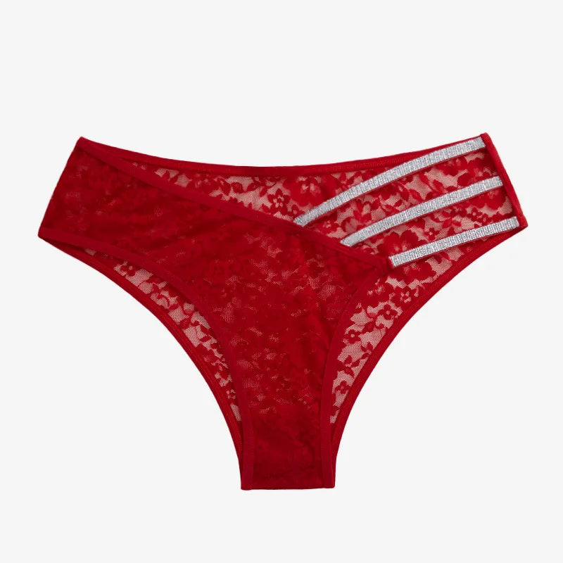 Calcinha de Renda Floral Doce Tentação