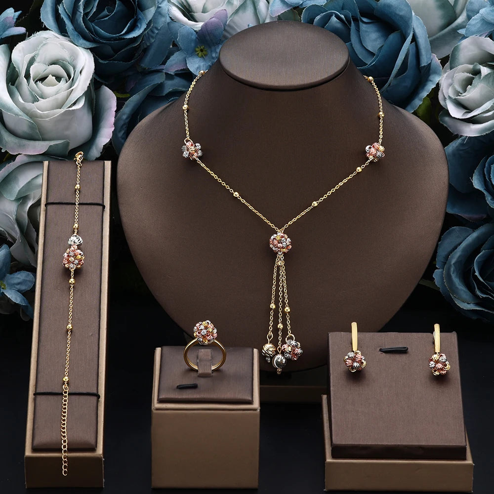Conjunto de Joias Lux Fashion 4 Peças
