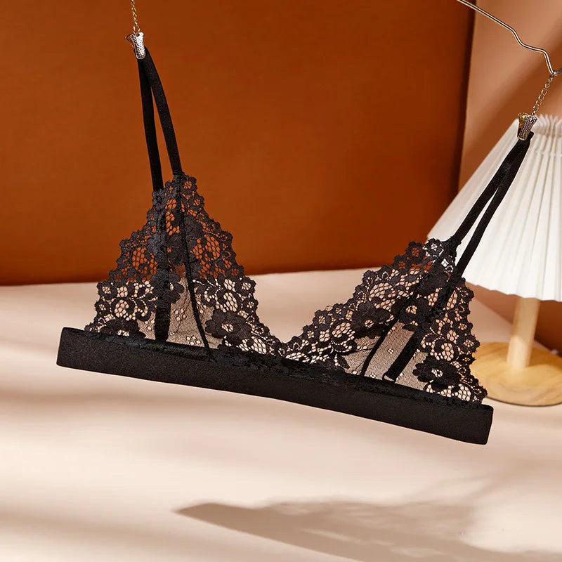 Sutiã Sexy Transparente Bralette Oco