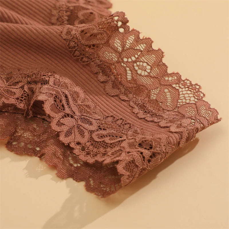 Calcinha Sexy de Algodão Floral 5 Peças