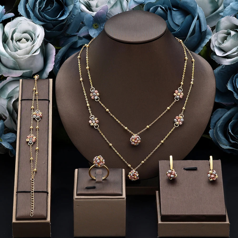 Conjunto de Joias Lux Fashion 4 Peças