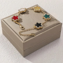 Pulseira Feminina Zircônia Cúbica em Flor