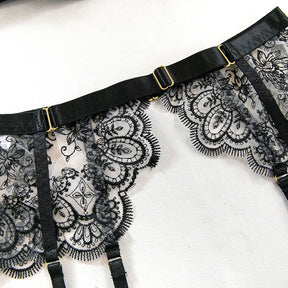 Conjunto Lingerie de Luxo Sexy Romântico