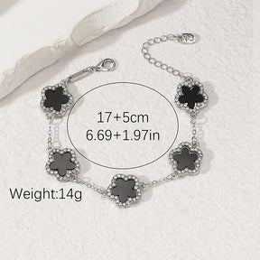 Pulseira Feminina Zircônia Cúbica em Flor