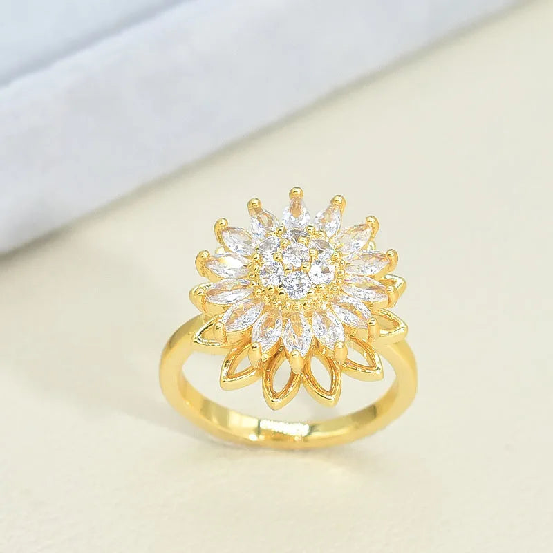 Gargantilha Girassol Criativo Inoxidável