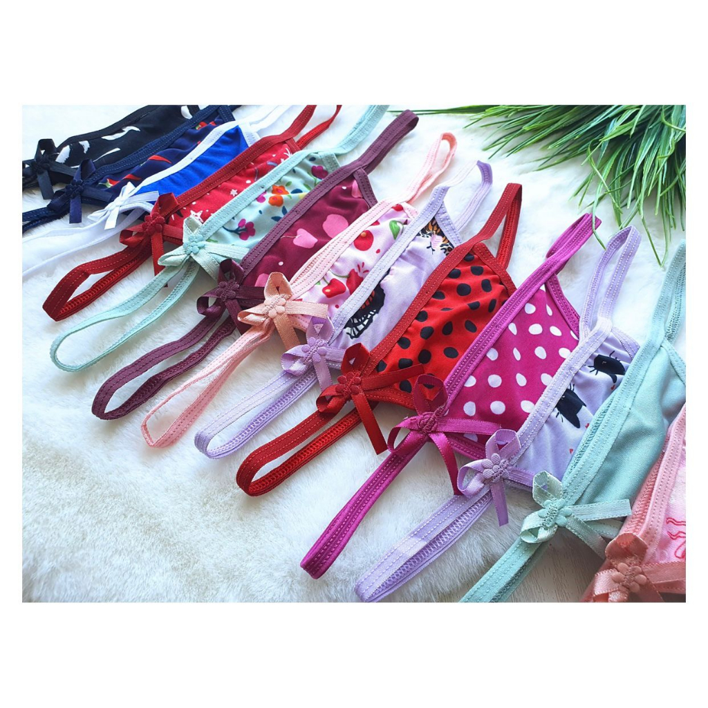 Kit 5 Tangas Fio Dental Sensual Touch