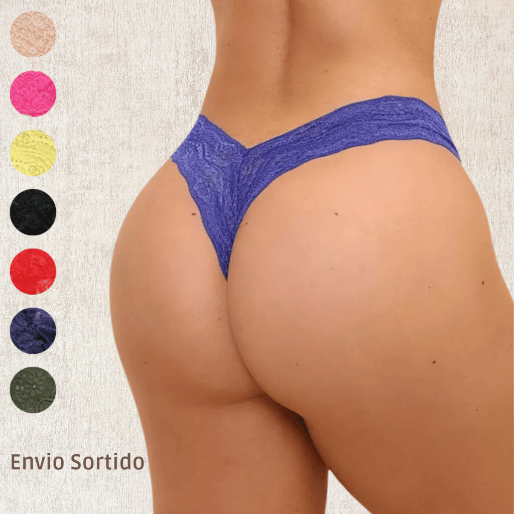 Kit 10 Calcinhas Asa Delta Renda Soft Curve