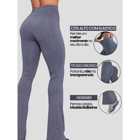 Calça Flare Thermal Shape Zero Transparência