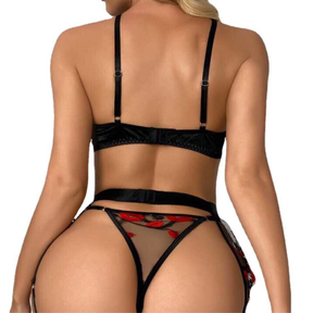 Conjunto Lingerie Sainha Provocante