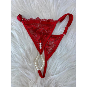 Calcinha Luxo Pérolas Massagem Sensorial