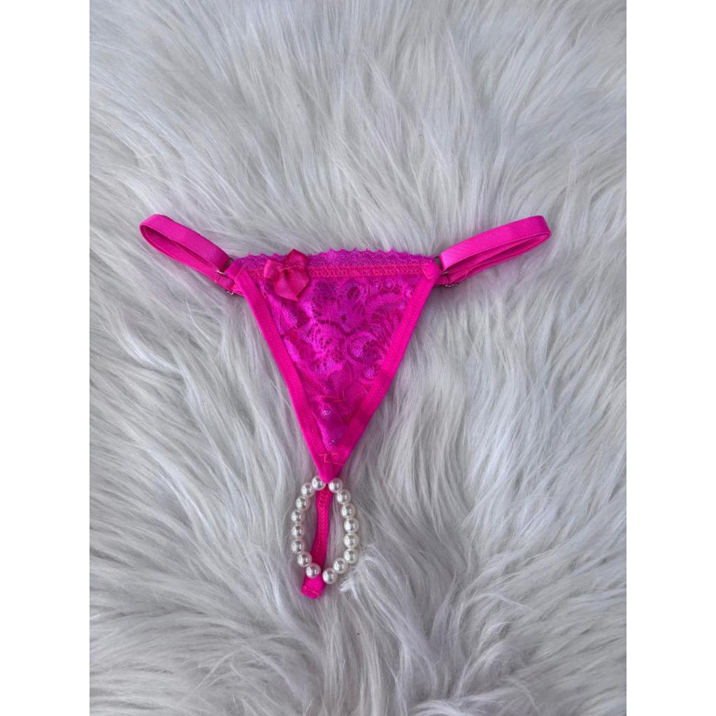 Calcinha Luxo Pérolas Massagem Sensorial