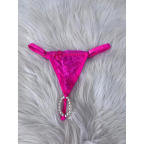 Calcinha Luxo Pérolas Massagem Sensorial