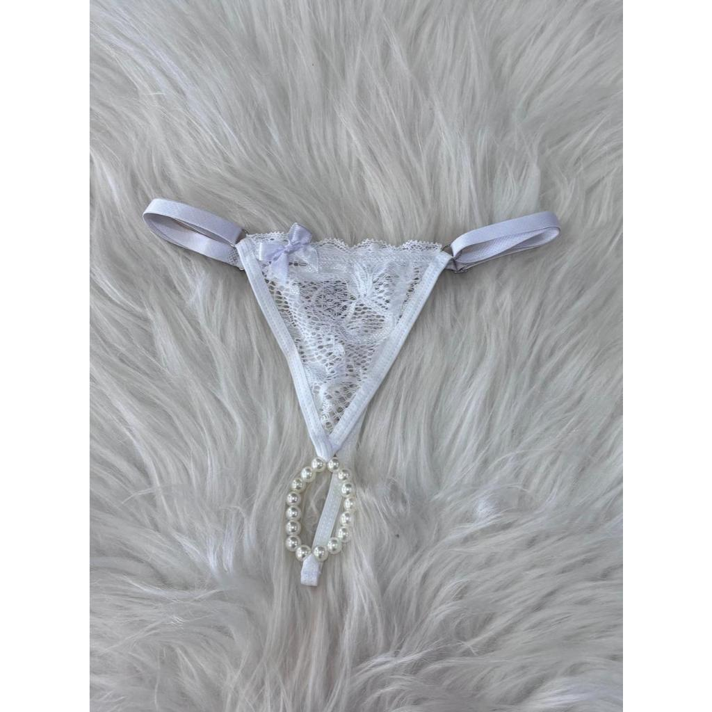 Calcinha Luxo Pérolas Massagem Sensorial