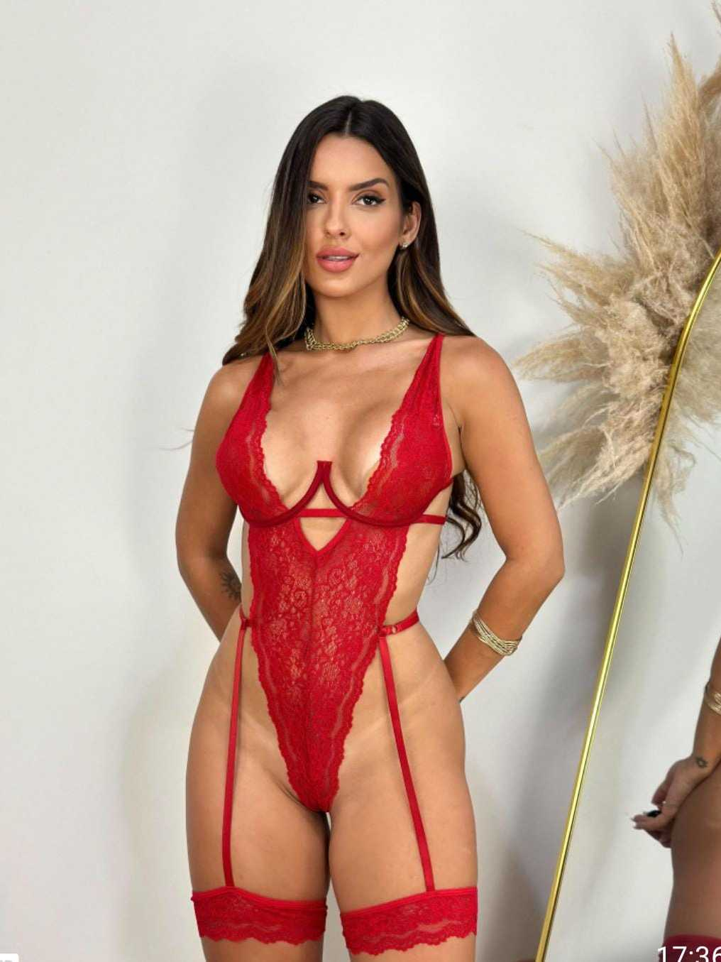 Lingerie Body Renda Poder V