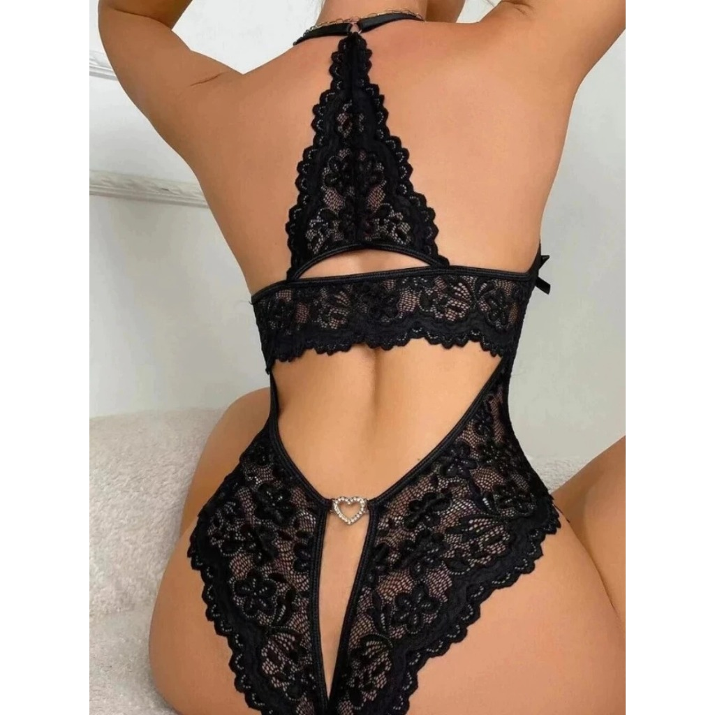 Lingerie Body Amor Provocante com Aberturas