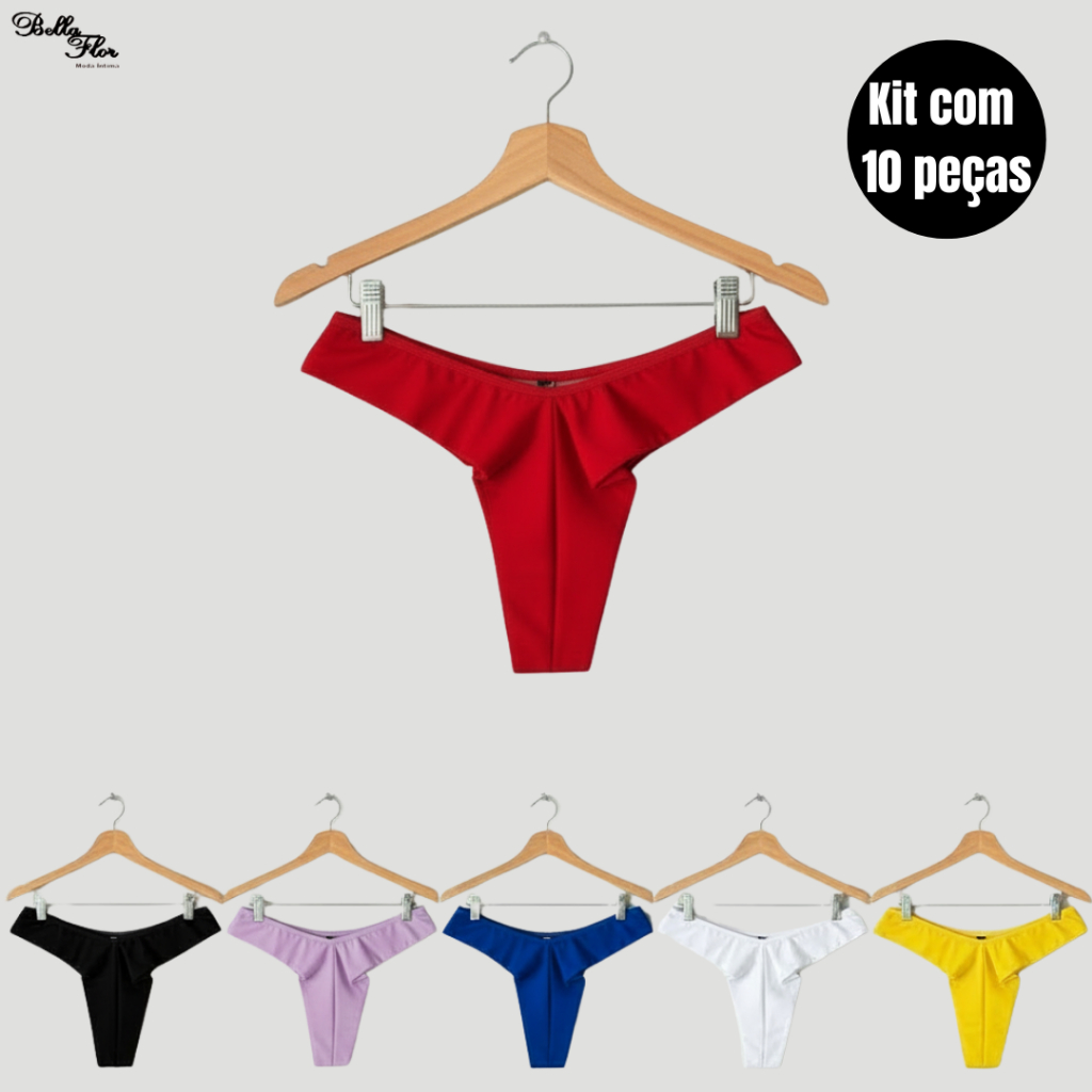 Kit 10 Fio Dental Poder Levanta Bumbum