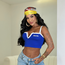 Cropped Decote Perfeito Brasil