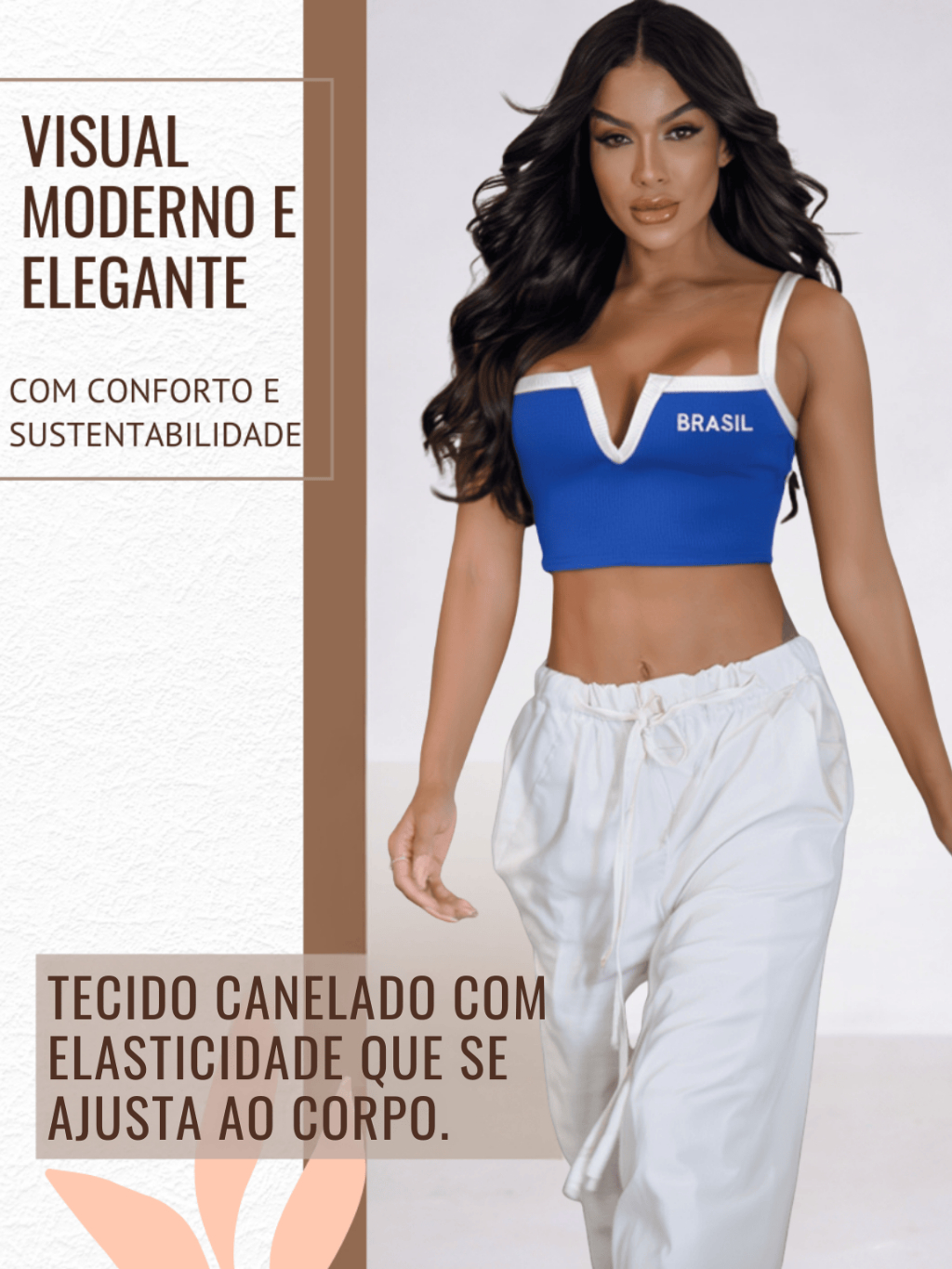 Cropped Decote Perfeito Brasil
