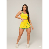 Conjunto Corpo em Jogo Top + Saia