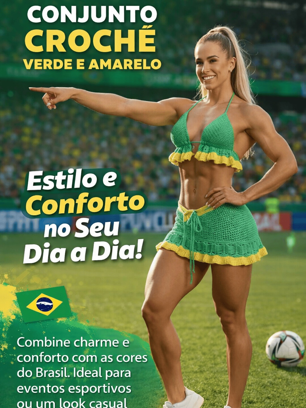 Conjunto Renda Tentação Brasil