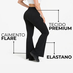 Calça Flare Thermal Shape Zero Transparência